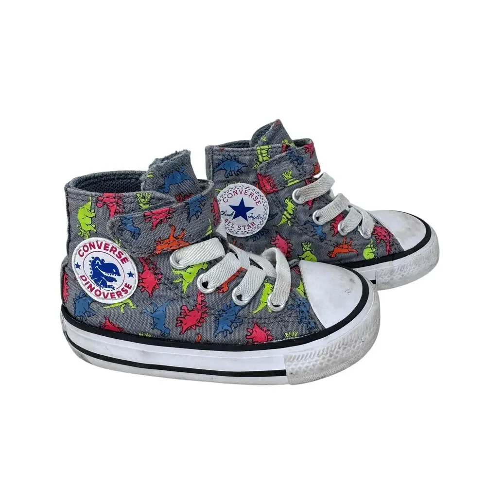 Converse Chuck Taylor AS Dinoverse Toddler Shoes Unisex Kids‎ 5 Multi Hook Loop
